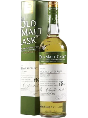 Виски Douglas Laing, Old Malt Cask Macallan 18 Years Old, 1989, gift box 0.7 л