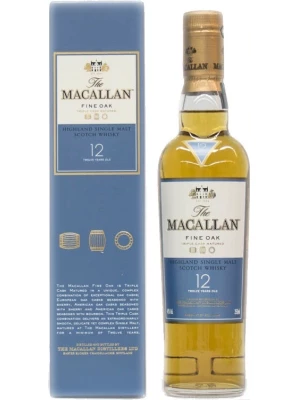 Виски Macallan, Fine Oak 12 Years Old, with box 0.35 л