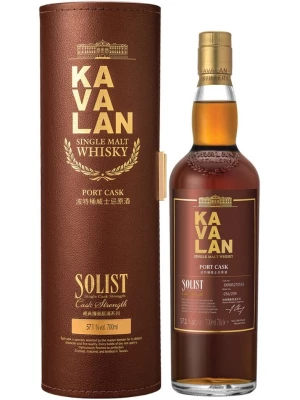 Виски Kavalan, Solist Port Cask (57,1%), in tube 0.7 л