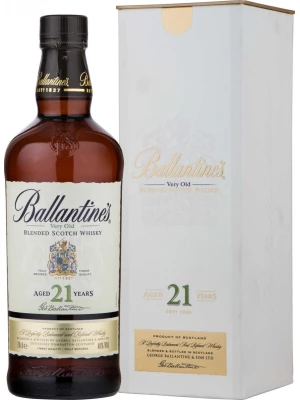 Виски Ballantine's 21 Years Old, gift box 0.7 л