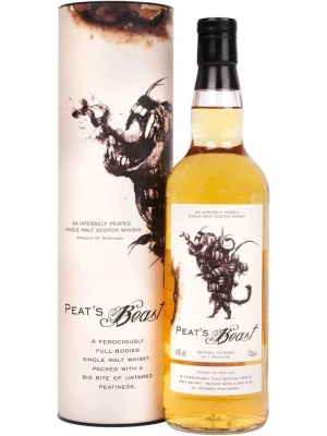 Виски Peat's Beast, Single Malt, in tube 0.7 л