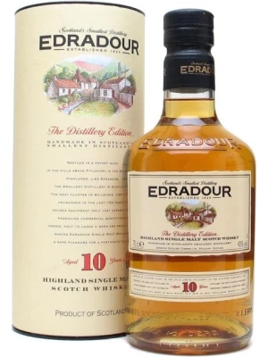 Виски Edradour 10 Years Old, gift box 0.7 л
