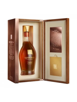 Виски Glenmorangie Grand Vintage 1990 wood box 1990 0.7 л
