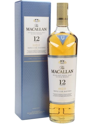 Виски Macallan, Triple Cask Matured 12 Years Old, gift box 0.5 л