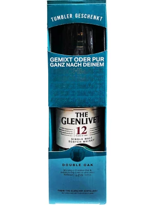 Виски The Glenlivet 12 Years Old, gift box with glass 0.7 л
