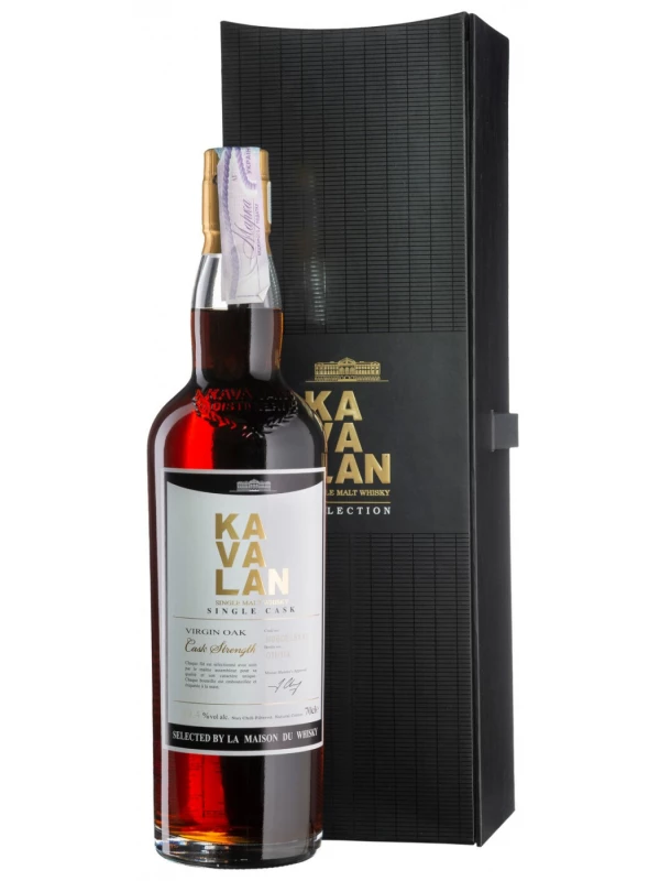 Kavalan Virgin Oak Single Cask (59,4%), gift box