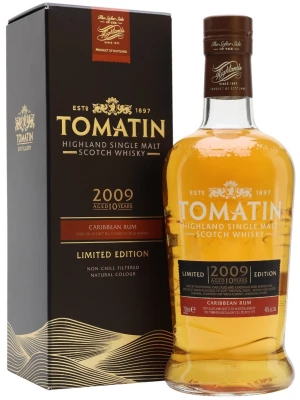 Виски Tomatin, Limited Edition Caribbean Rum, gift box 2009 0.7 л