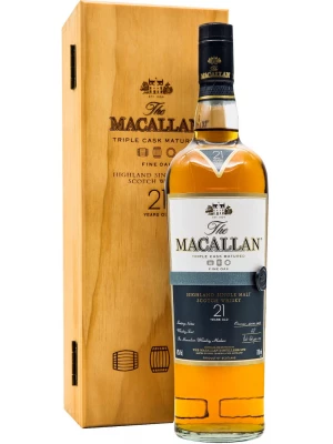 Виски Macallan Fine Oak 21 Years Old, with box 0.7 л
