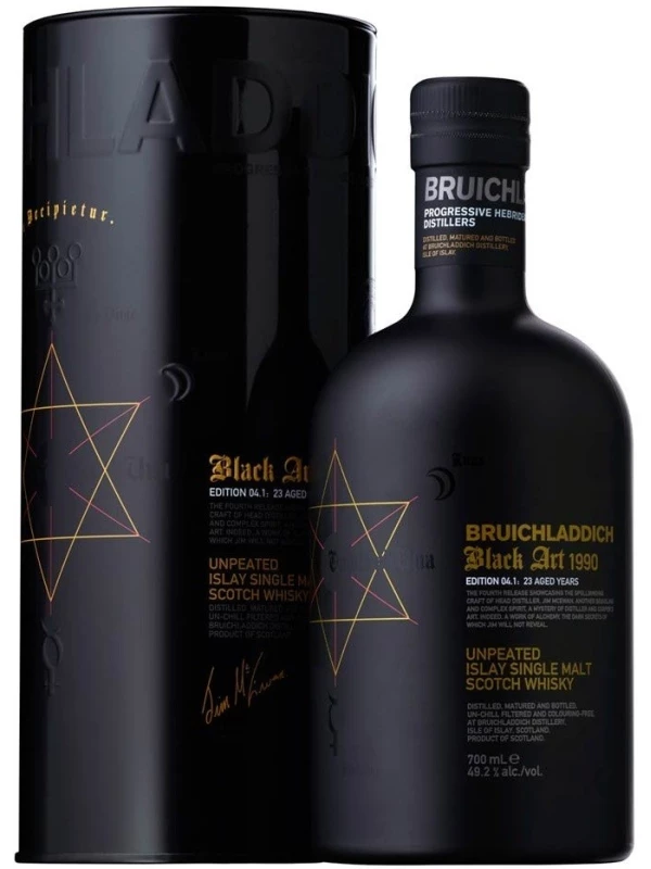 Bruichladdich, Black Art Edition 04.1, in tube