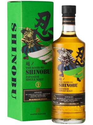 Виски Shinobu Single Malt Newborn, gift box 0.7 л