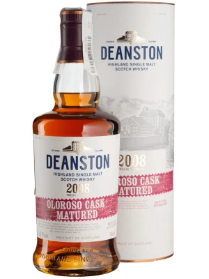 Виски Deanston Oloroso Cask Finish, gift box 2008 0.7 л