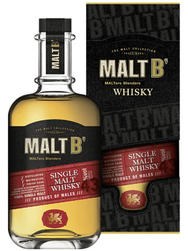 Malt B' Wales Single Malt, gift box