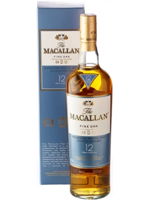 Виски Macallan Fine Oak 12 Years Old, with box 0.5 л