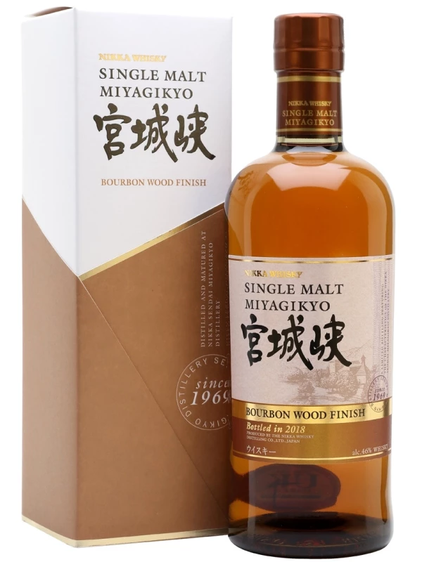 Nikka, Miyagikyo Bourbon Wood Finish, gift box