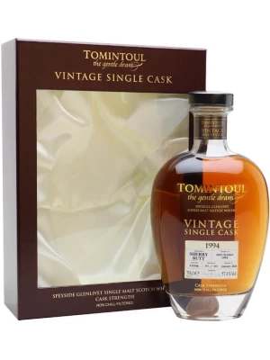 Виски Tomintoul, Vintage Single Cask 25 Years Old, gift box 1994 0.7 л