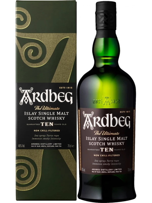 Ardbeg 10 Years Old, in gift box
