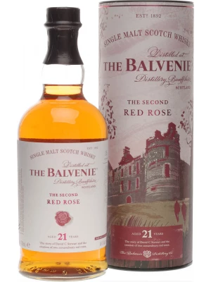 Виски Balvenie, The Second Red Rose 21 Years, in tube 0.7 л