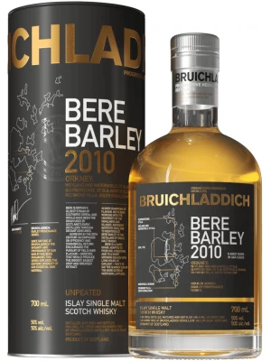Виски Bruichladdich, Bere Barley, 2010, in tube 2010 0.7 л