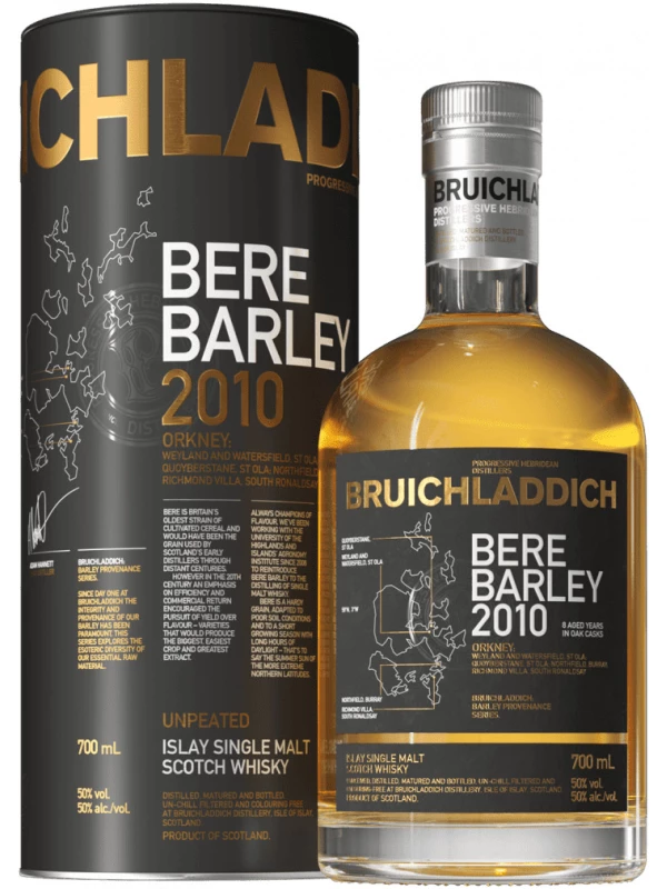 Bruichladdich, Bere Barley, 2010, in tube