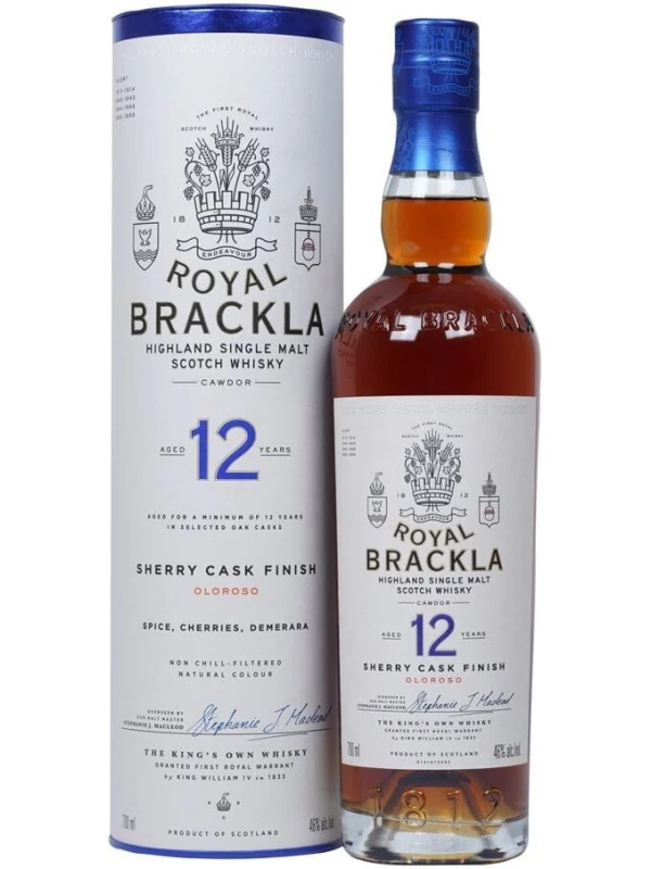 Royal Brackla 12 Years Old (46%), in tube