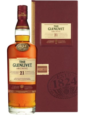 Виски The Glenlivet 21 Years Old, wooden box 0.7 л