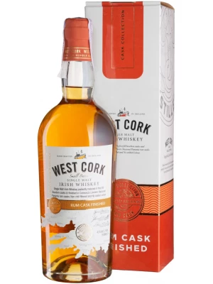 Виски West Cork Small Batch Rum Cask, gift box 0.7 л