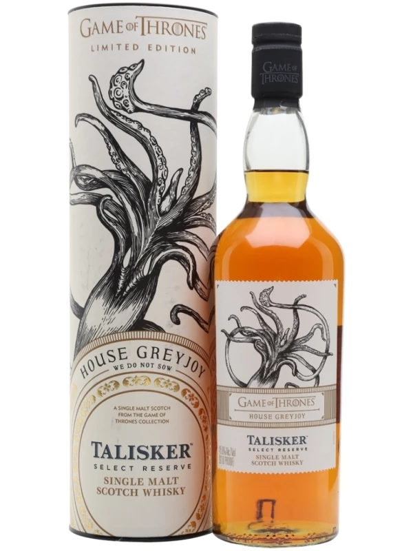 Game of Thrones House Greyjoy Talisker Select Reserve in tube