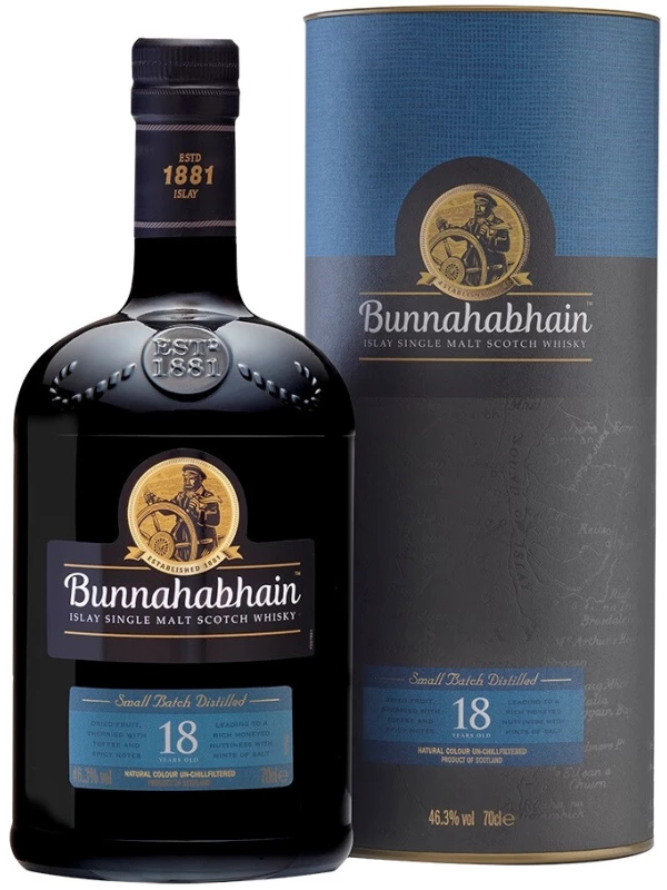 Bunnahabhain 18 Years Old, in tube