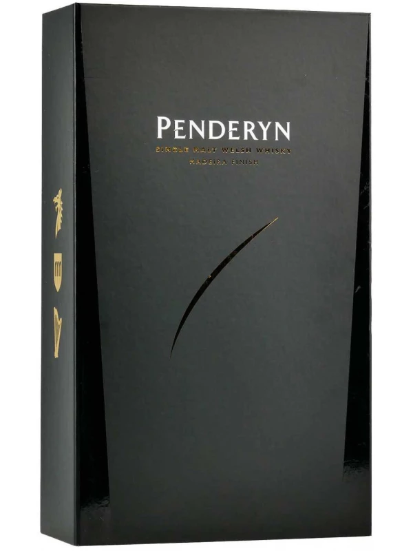 Penderyn, Madeira Finish, gift box with 2 glasses