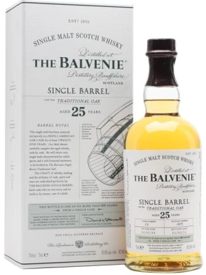 Виски Balvenie Single Barrel Traditional Oak, 25 Years Old, gift box 0.7 л