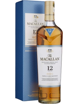 Виски Macallan, Triple Cask Matured 12 Years Old, gift box 0.75 л