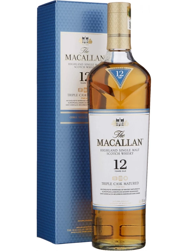 Macallan, Triple Cask Matured 12 Years Old, gift box