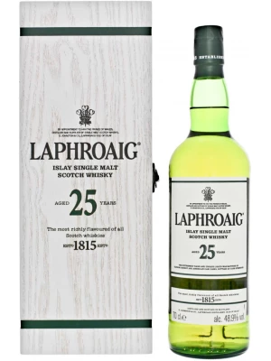 Виски Laphroaig 25 Years Old (48,9%), gift box 0.7 л
