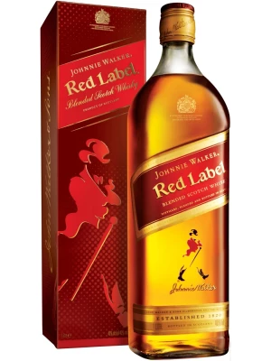 Виски Red Label, gift box 1 л