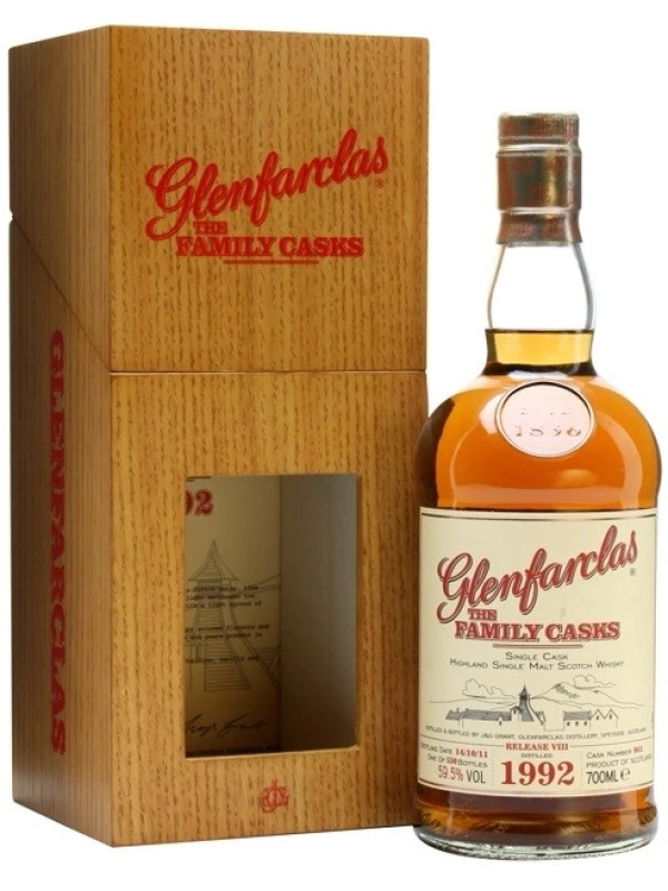 Glenfarclas 1992 Family Casks, in wooden box