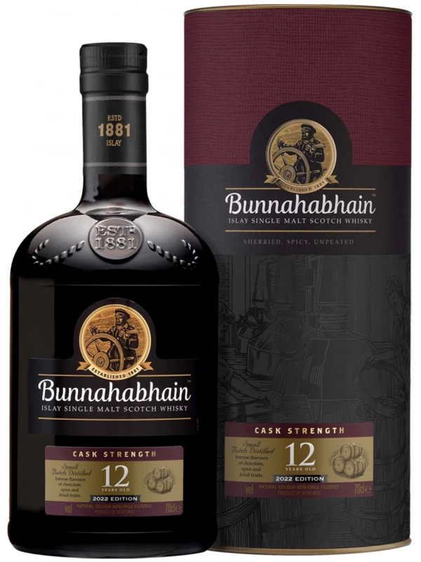 Bunnahabhain, 12 Years Old Cask Strength, Edition 2022, in tube