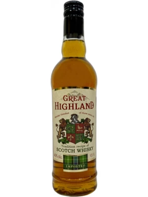Виски Great Highland Blended 3 Years Old 0.5 л