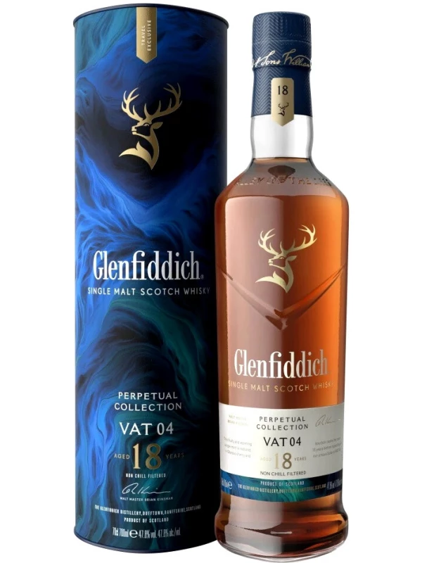 Glenfiddich, Perpetual Collection VAT 04 18 Years Old, gift box