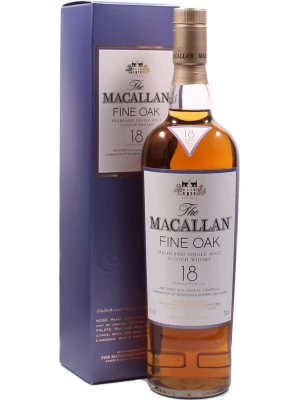 Виски Macallan Fine Oak 18 Years Old, with box 0.7 л