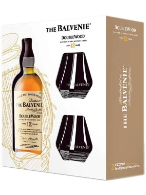 Виски Balvenie Doublewood 12 Years Old, gift box with 2 glasses 0.7 л