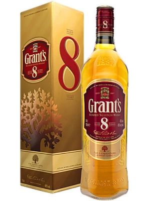 Виски Grant's 8 Years Old, gift box, 0.7 л 0.7 л