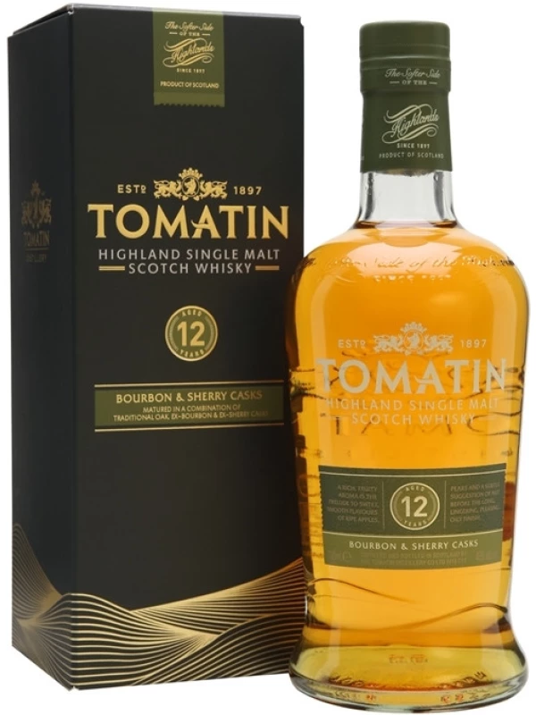 Tomatin 12 Years Old, gift box