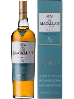 Виски Macallan Fine Oak 15 Years Old, with box 0.7 л