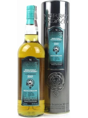 Виски Murray McDavid, Laphroaig 14 Years Old, metal tube 2001 0.7 л