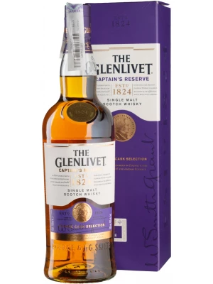 Виски The Glenlivet Captain's Reserve, gift box 0.7 л