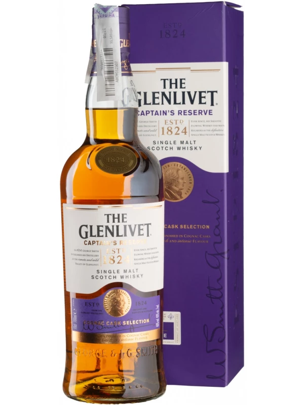The Glenlivet Captain's Reserve, gift box