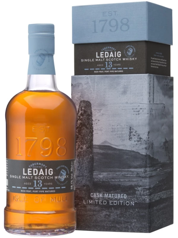 Ledaig 13 Years Old Port Pipe Matured, gift box