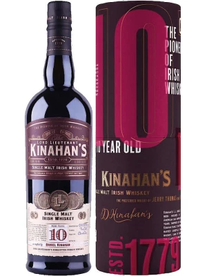 Виски Kinahan's Single Malt 10 Years, in tube 0.7 л