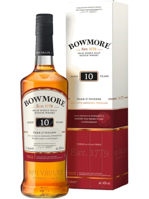 Виски Bowmore, Dark & ​​Intense 10 Years Old, gift box 1 л