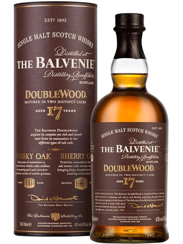 Balvenie Doublewood 17 Years Old, in tube